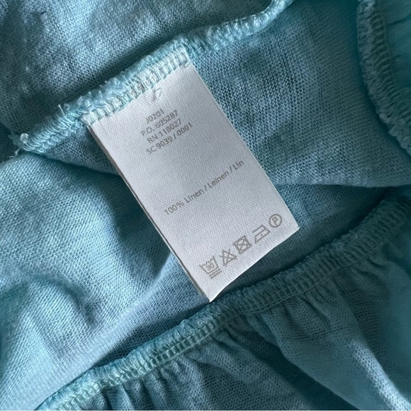 BODEN Linen Flare Jersey Top Small - Picture 7 of 8